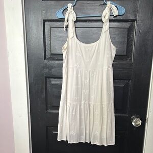 American Eagle Outfitters Cream Mini Dress